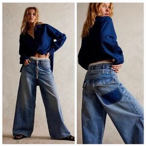 Free People Waterfalls Baggy Wide-leg Jean